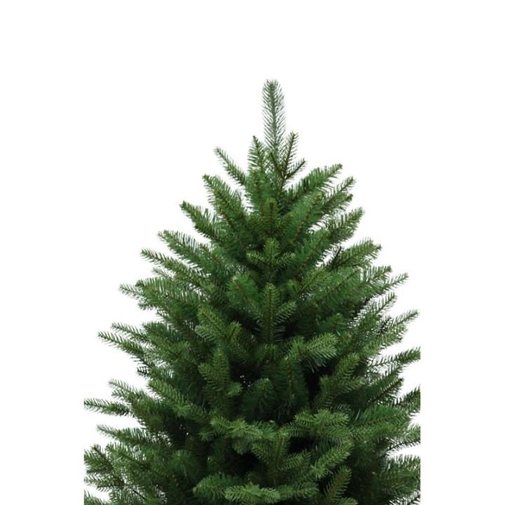 24019 210 cm snel op te bouwen kerstboom (Ø ca. 139 cm) PE/PVC kunstmatig met 2659 takpunten, moeilijk ontvlambaar, onechte dennenboom incl. metalen kerstboomstandaard