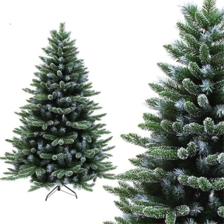 Künstlicher Weihnachtsbaum aus Fichte mit Scharnier, beflockter Schnee, automatisch ausbreitende, geschmückte Bäume im Ständer, Weihnachten for den Innenurlaub(4Ft(120CM))