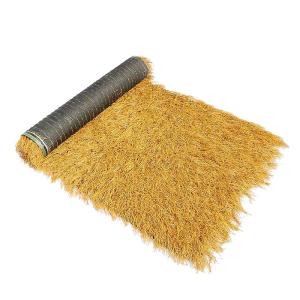 Künstliches Strohdach, Synthetische Palmgras-Rolle, Künstlicher Palmdach Paneele, Künstliches Strohschuppendach, Synthetisches Strohgrasdach, Für Garten Terrasse Pavillons Haus