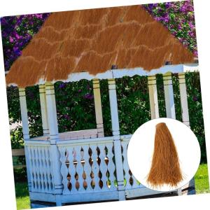 Strohfliese Simulation Grasdach Gefälschtes Strohdach Simulation Strohdach Strohdachziegel Künstliche Reetdächer Gartenhütte Grasdach Dekoratives Strohdach Khaki Sport