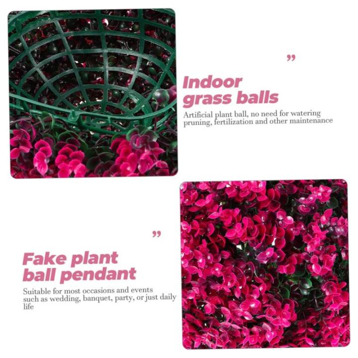 Eukalyptus-grasball Buchsbaum Formschnitt Kunstgrüner Strauch Grasdekor Große Künstliche Blumen Aus Moos Künstliche Hortensienblüten Desktop-eukalyptuskugel Mooskugeln Plastik