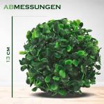 Decoratieve buxusboom selectie 8-55 cm kunstbuxusbal bal kunstmatige planten plant boekbal kunstplant, diameter: 13 cm