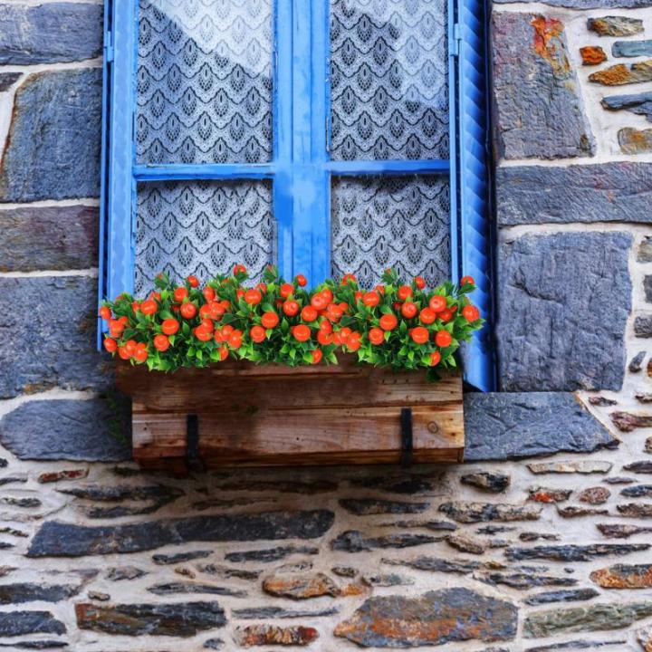 , 30 stuks, , voor buiten, zoals echte planten, weerbestendig, kunstdecoratie, plastic, voor balkon, tuin, balkonbak, buiten, binnen, 1307
