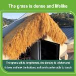 Künstliche Strohrolle, Künstliche Strohdach Fliese, Synthetische Strohgras-künstliche, Kunststoff Palm Thatch, Simulation Strohdach Fliese, Synthetisches Strohgrasdach, Für Bar