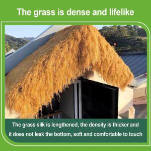 Künstliche Strohrolle, Künstliche Strohdach Fliese, Synthetische Strohgras-künstliche, Kunststoff Palm Thatch, Simulation Strohdach Fliese, Synthetisches Strohgrasdach, Für Bar