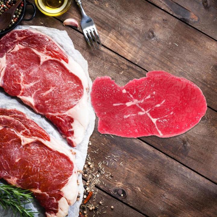 Imitatie van steaks Mini Voedsel Miniatuur Decoratie Plantaardige Voedsel Levensechte Gekookte Steaks Gesneden Rundvlees Gesimuleerde Steaks Kunstmatige Steaks