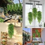 Hangende , bamboebladeren, 3 stuks, voor aan de muur, hangende planten, , , , hangend voor muur, binnen, buiten, balkon, tuin, bruiloft, decoratie