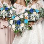 Gypsophila , 10 stuks, Gypsophila , Gypsophila, namaakbloemen, boeketten voor bruiloft, bruid, feest, woondecoratie (blauw en wit)