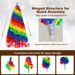 Weihnachtsbaum künstlicher Baum, Künstlicher Regenbogen-Weihnachtsbaum