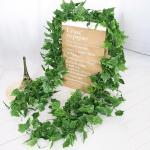 Kunstmatige Klimop Slinger 12 Stuks Decoratieve 86Ft Kunstmatige Wijnstokken voor Bruiloft, Feest, Tuin, Kantoor, Muur