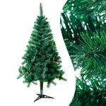 Pvc-kunstkerstboom, 120 cm, 180 takken, natuurgetrouw, kerstdecoratie, kerst, snel op te zetten, klapsysteem, moeilijk ontvlambaar en standaard, groen