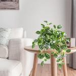 Kunstplant 38 cm kunstplant decoratie modern woonkamer balkon slaapkamer badkamer kamer tafeldecoratie (1 stuks)