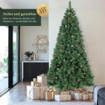 , kunstkerstboom, 120-240 cm, met kerstboomstandaard