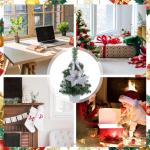 Weihnachtsbaum Geschmückt Weihnachtsbaum Klein Geschmückt Weihnachtsdeko Mini Geschmückter Weihnachtsbaum Künstlich Kleiner Weihnachtsbaum Tisch Tannenbaum für Weihnachten Dek