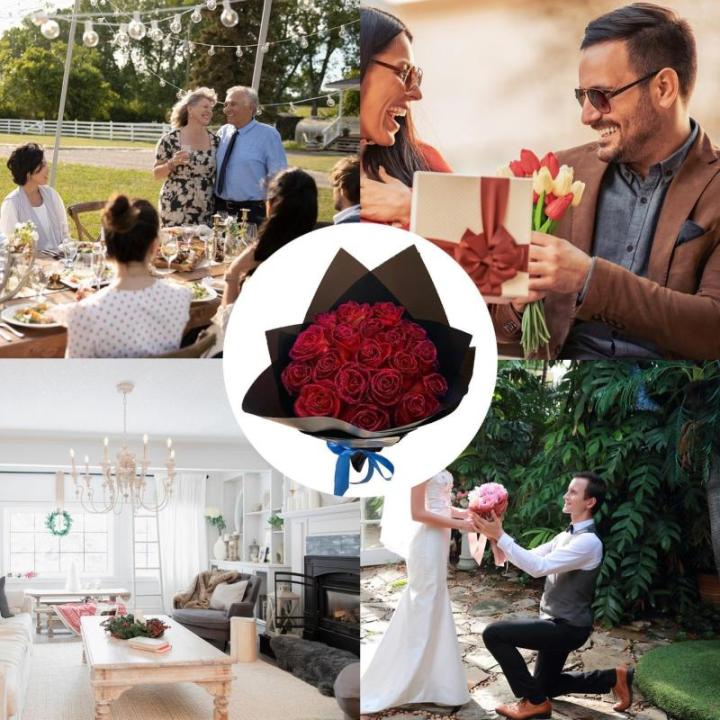 Glitterrozenboeket, fonkelend bloemenboeket, romantisch schuim-eeuwig bloemenboeket, glinsterende rozenarrangement, decoratie, doe-het-zelf bruidsboeket voor vriendin, verloofde, e