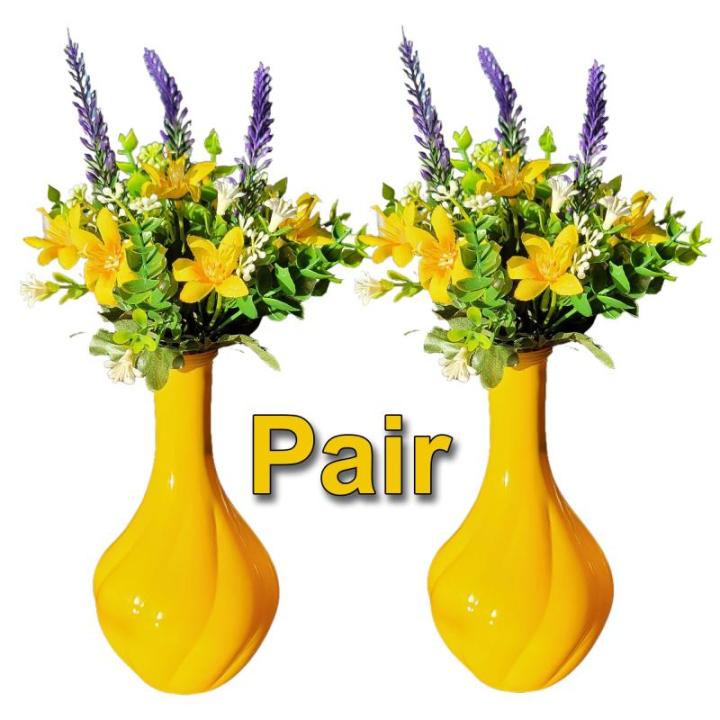 kunstbloemen in pot, decoratie, 32cm