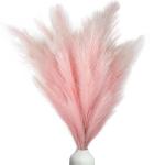 Kunstpampasgras, kleur roze, 5 stelen, 100 cm lengte, kunstpampasgras woonkamer, droogbloemen voor slaapkamer, bruiloft, boho decoratie