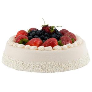 Levensechte levensmiddelen dummy - gebak - food dummy/plastic eten - decoratie (taart bosbessen - 22 x 10 cm)