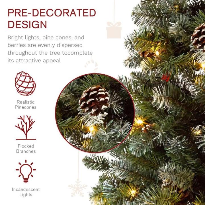 Kunstkerstboom, plastic kerstboom, dennenboom, kunstkerstboom, snel op te bouwen, kunstkerstboom, kerstboom, kunstkerstboom, Nordmann-spar kunststof, groen met sneeuw, 180 cm