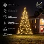 Led-kerstboom, 360 lampen, warmwit, inclusief paal, circa 300 x 150 cm