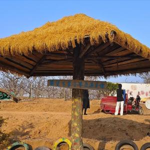 Künstliches Strohdach Matten, Mexikanische Reetdach Palmgras Rolle, PE-Kunststoffpalmen-Dachrasenrolle, Entenblindgras Gefälschtes Strohdach, Für Garten, Zaun, Terrasse, Basteln