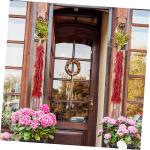 35 STK Chili-Pfeffer-Modelldekoration Künstlicher hängender Pfeffer künstlicher roter Pfeffer wandverkleidung Wand polsterung Pflanzen Wassertisch Spielzeug Fenster-Chili-Anhän