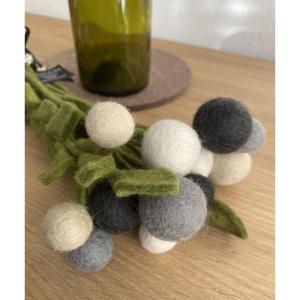 - Vilten bloemen boeket bloemen van vilt - boeket - Fair Trade - handgemaakt (ochtenddauw)
