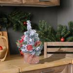 Small Christmas Tree for Home | Table Centerpiece Christmas Tree | Holiday Home Accents, Charming Tabletop Christmas Tree, Burlap Base Tree, Seasonal Table Centerpieces