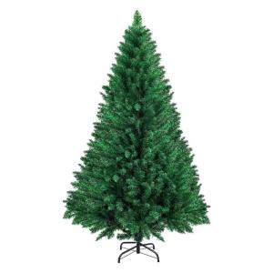 Künstlicher Weihnachtsbaum, Tanne, Bleistift, Tannenbaum, Tannenbaum, Scharnier, inklusive Ständer, Tannennadel, Weihnachtsbaum mit dicken Zweigspitzen, Weihnachtsdekoration, 150