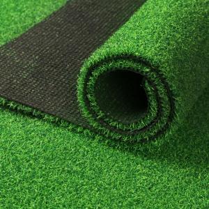 4x4m Kunstrasen Rasenteppich für Garten Balkon Realistischer Kunstrasen mit 2,5cm Florhöhe Langlebiger Kunstrasen für Terrassenlandschaft