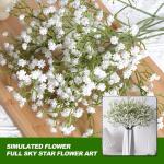 Gypsophila Kunstmatige Gypsophila , 6 stuks, voor bruiloft, huisdecoratie