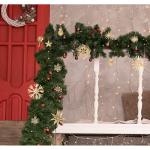 40 stuks strosterren hangers, grote strosterren, kerstboomversiering, stroornamenten, kerstboom, top, ster, vakantie, hanger voor Kerstmis, thuis, feestdecoratie