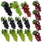 15 spiesen kunstdruiven kunststof druiven plastic fruit kunstmatige kunstmatige kunstmatige kunststof druiven voor bruiloftsfeest decoratie foto rekwisieten