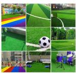 Kunstrasen Kunstrasen Kunstrasenmatte Kunstrasen für Garten und Terrasse Perfekt für Spielplätze Sportplätze und Camping Leicht zu reinigen und zu verlegen (1x10m)