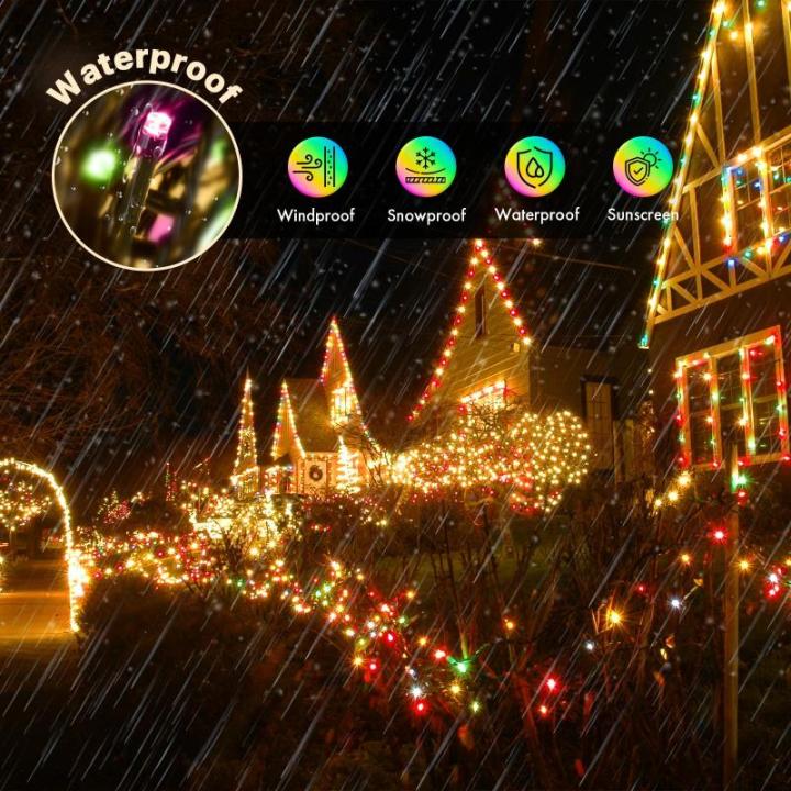RGB lichtsnoer in plug-stijl, 30 m