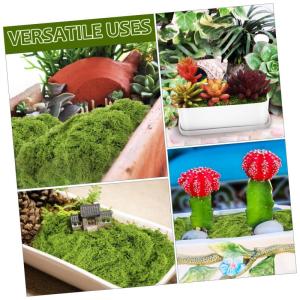 dekoratives Moos falsches grünes Moos Moosdekor Moosrasen Moos für den Garten Moos für DIY-Projekte grünes Moos zum Basteln Künstliches Moos für den Landschaftsbau Seidenzahn