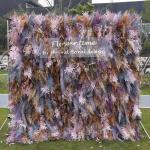 Künstliche Blumen-Wandpaneele, Blumen-Wandmatte, Seidenrosen-Blumenpaneele Für Hintergrund, Hochzeit, Wanddekoration(3M*3M)