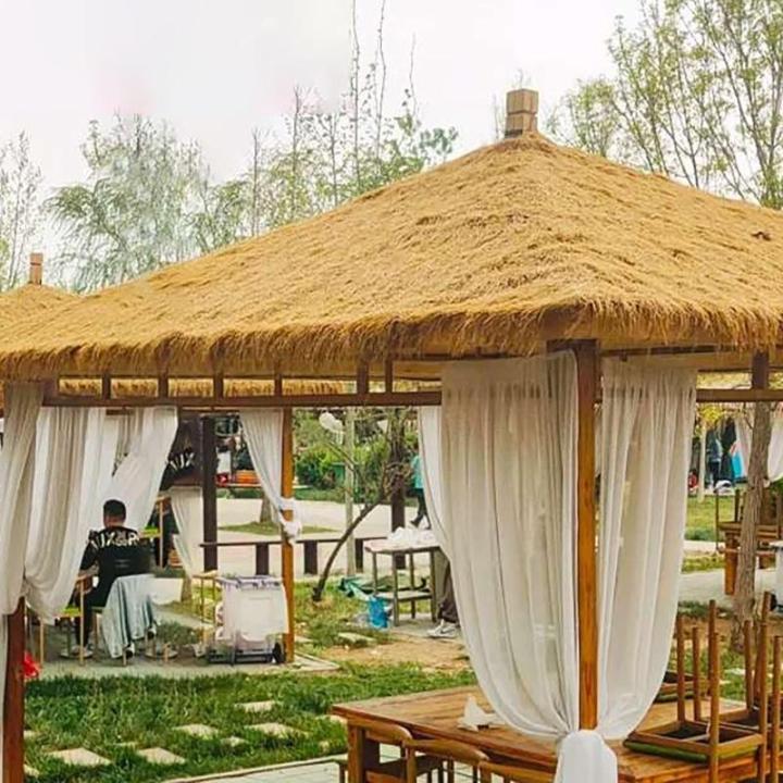 Künstliches Strohdach, Künstliche Palmgras Rolle, Synthetisches Strohgrasdach, Künstliche Strohrolle, Simulierter Strohteppich Für Garten Terrasse Pavillons Hausdekoration Deko