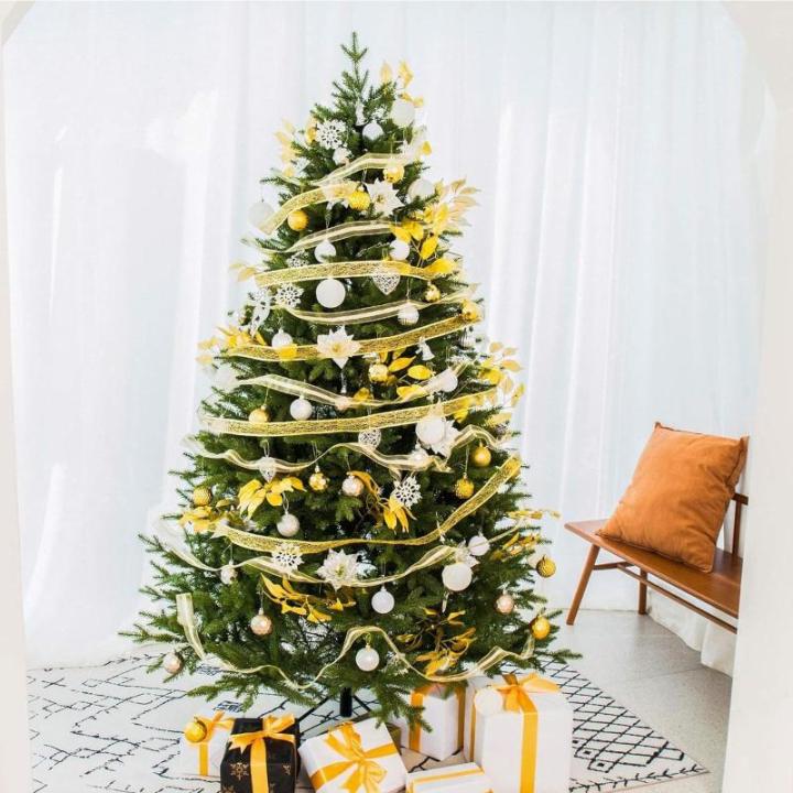 6 FT Künstlicher Weihnachtsbaum Unbeleuchtete Weihnachtsbäume Mit Klappbarem Metallständer Und Scharnierabschnitten, Grüner Unbeleuchteter Weihnachtsbaum Für Büro, Zuhause, G