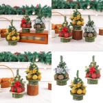 5 Stück Weihnachtsbaumschmuck Mit Funkelndem Zubehör Tischdekoration Aus Tannennadeln Festliche Dekoration Für Zuhause Und Büro