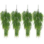 4 stuks 80 cm hangende planten kunstmatige varen groene bladeren groene planten plastic planten Perzische klimplanten voor buiten balkon muur bruiloft tuin decoratie