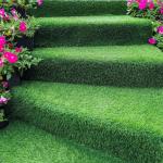 Premium Kunstrasen für Garten Balkon Terrasse Realistische Rasenmatte für den Außenbereich (500 x 200 cm)