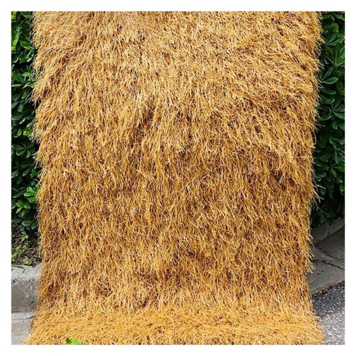 Künstliches Strohdach, Synthetisches Reetdach, Künstliche Reetdachrolle, Synthetisches Strohgrasdach, Simuliertes Stroh, Falsches Stroh Für Holzhaus Gartenzaun Pavillon Innenhof