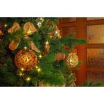 Altair Kunstkerstboom, 215 cm, klassiek groen, 1216 takken, 100% PE-punten, inclusief metalen standaard