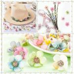 100 stuks decoratieve bloemen, kunstmadeliefjes, diameter 2 cm, mini kleurrijke madeliefjes, bloemkoppen, voor Valentijnsdag, bruiloft, bloemen, om te knutselen, doe-het-zelf decor