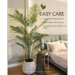 195cm künstliche Dypsis Lutescens Palme, Pflanze nur für den Innenbereich mit 18 abnehmbaren Stämmen, deko für Büro, Laden, Wohnung und Party