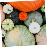 700 stuks pompoen decoratie desktop pompoen decoratie kleine realistische pompoen Halloween pompoen decoratie Halloween decoratieaccessoires PU-lijm kleine pompoen nep pompoen