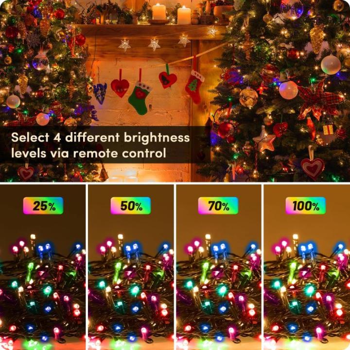 RGB lichtsnoer in plug-stijl, 30 m