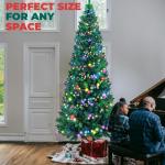 Künstlicher Weihnachtsbaum, Tanne, Bleistift, Tannenbaum, Tannenbaum, Scharnier, inklusive Ständer, Tannennadel, Weihnachtsbaum mit dicken Zweigspitzen, Weihnachtsdekoration, 150