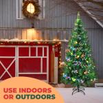 Künstlicher Weihnachtsbaum, Tanne, Bleistift, Tannenbaum, Tannenbaum, aufklappbarer Weihnachtsbaum, inklusive Ständer, Tannennadel-Weihnachtsbaum mit dicken Zweigspitzen, Weihnac